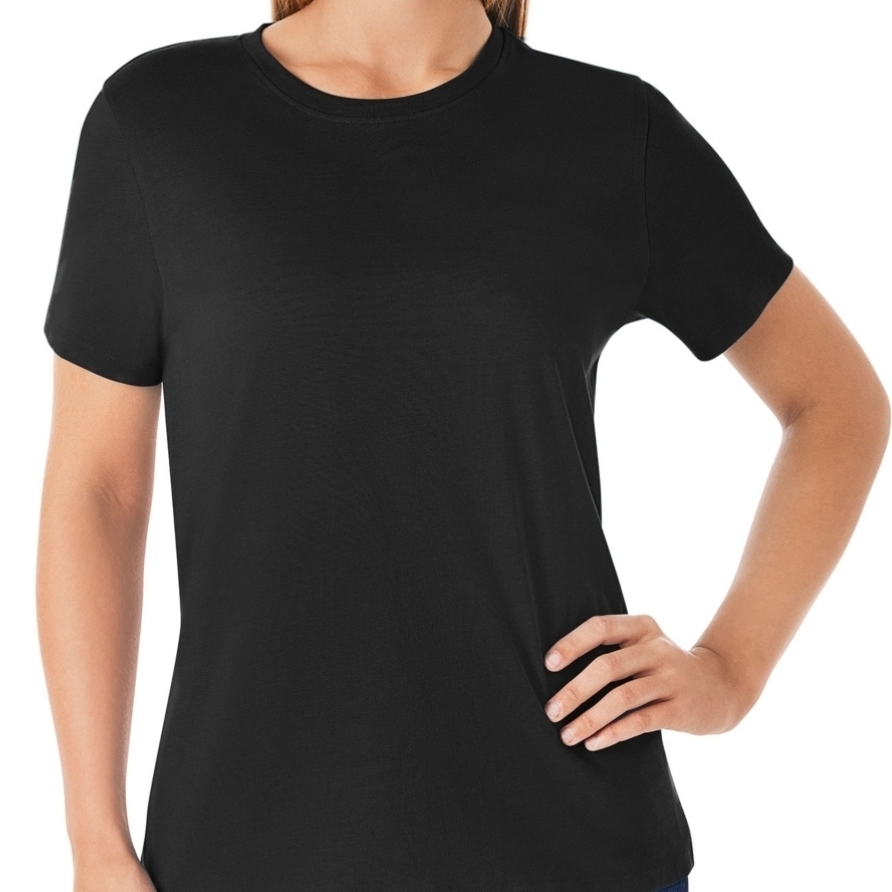 Member's Mark Essential Relaxed Fit Crewneck Short Sleeve Tee Black Soot